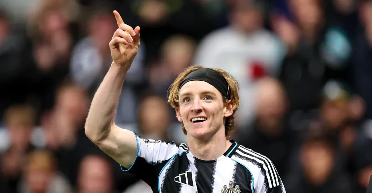 Player celebrating a goal with raised finger