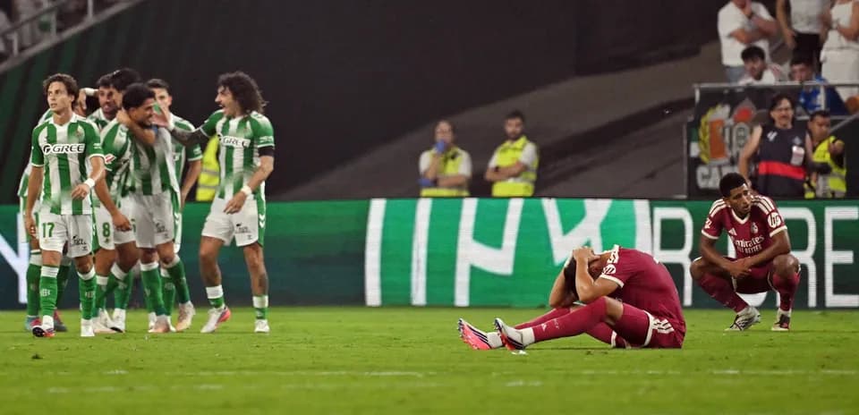 Players reacting after a goal during match celebration