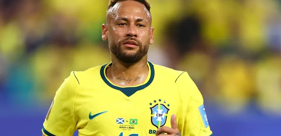Player in Brazil jersey during football match