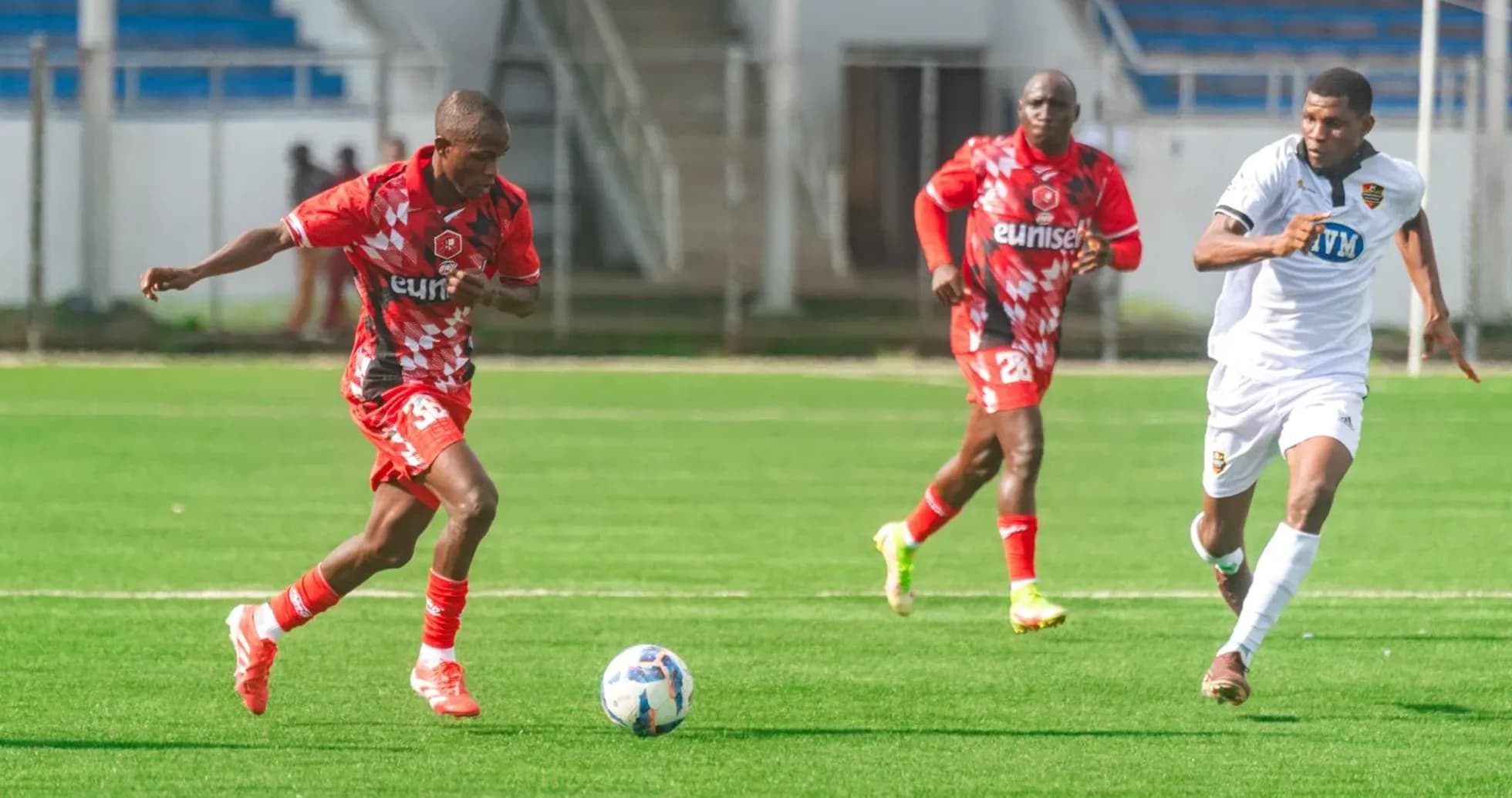 Kano Pillars players in action during match