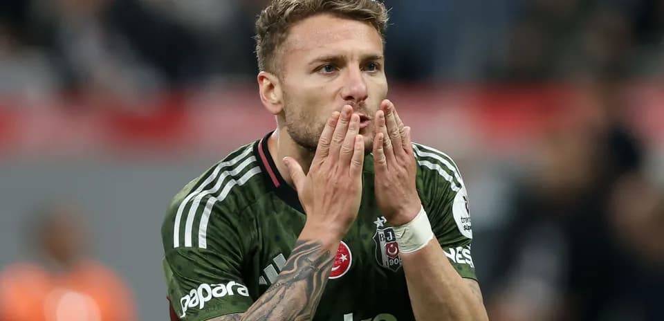 Player celebrating with hand gestures on field
