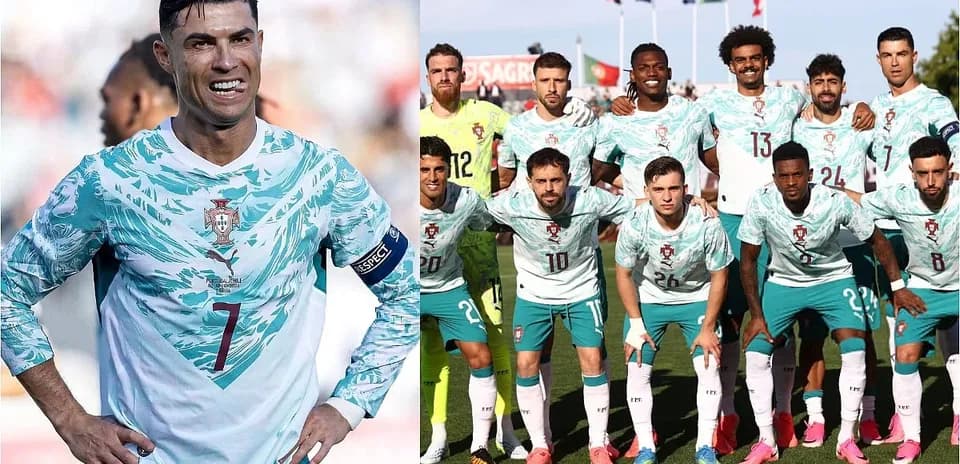 Cristiano Ronaldo and Portugal national team together