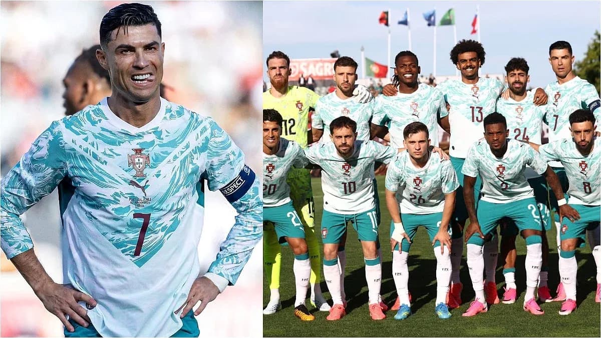 Cristiano Ronaldo and Portugal national team together