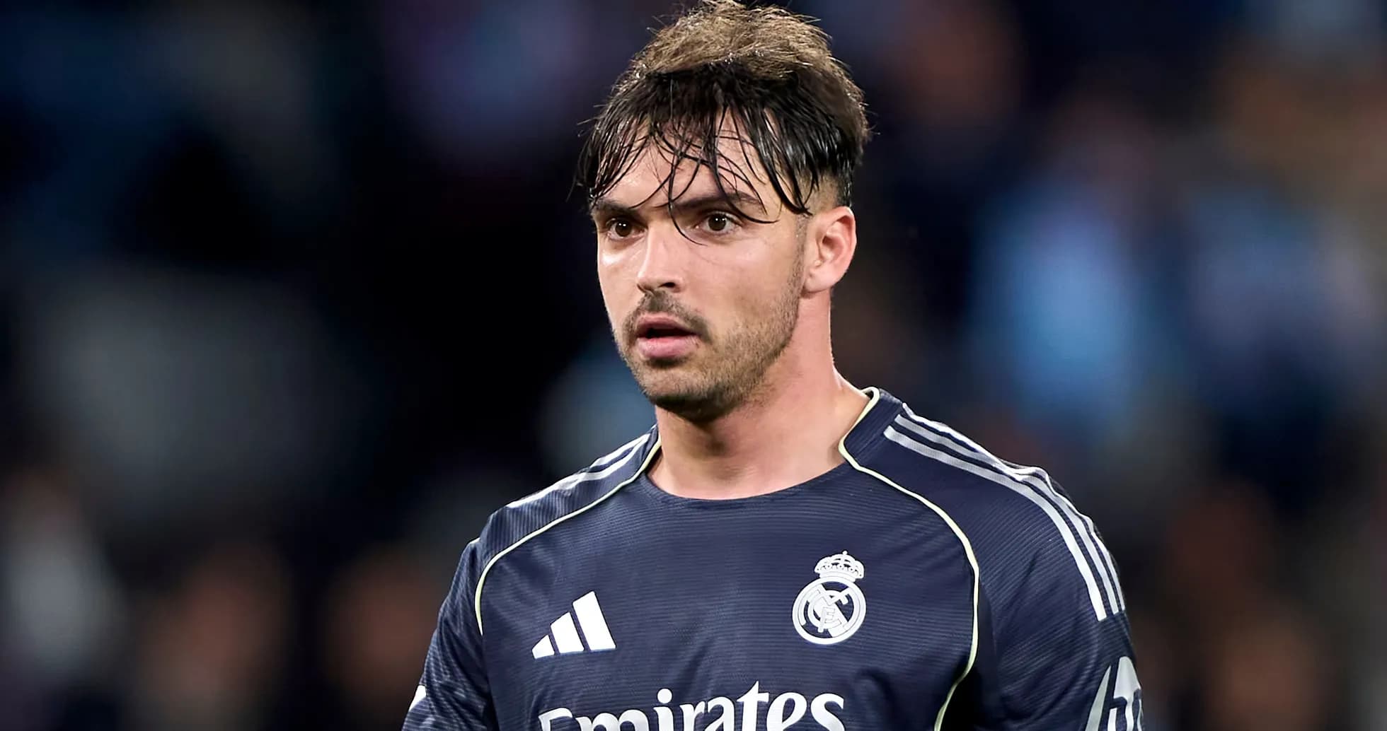 Goalkeeper in Real Madrid uniform during match
