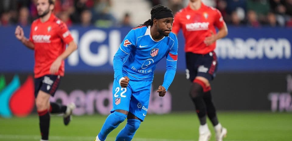 Atletico Madrid player in action during match