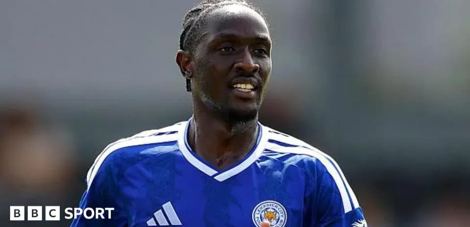 Player in blue Leicester City kit during training