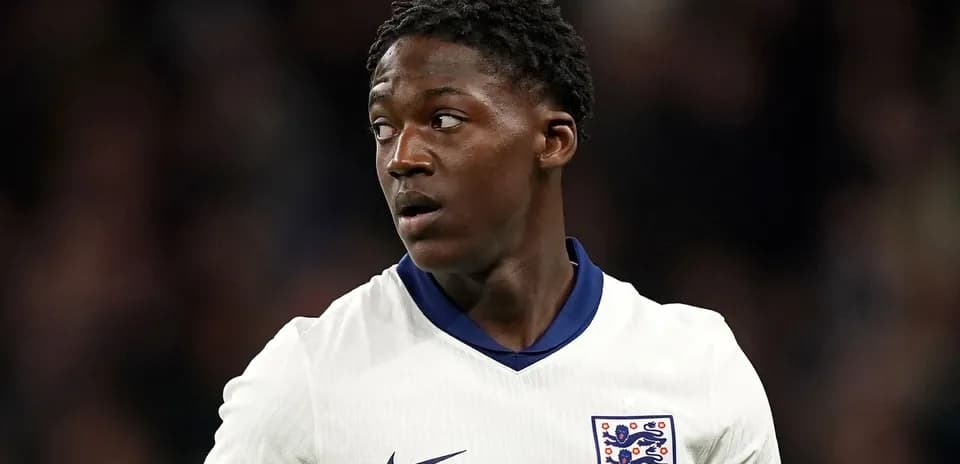 Player in England kit during a match