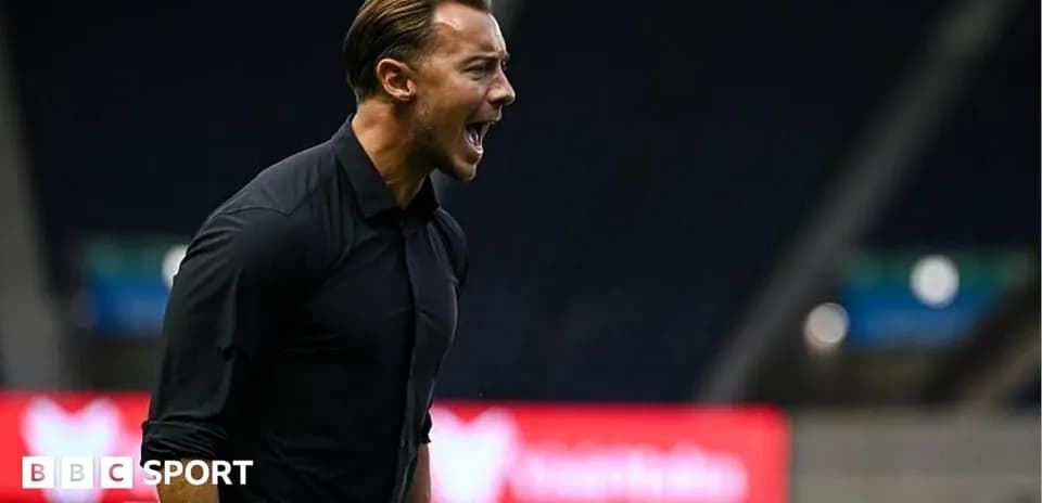 Coach shouting from the sidelines during a match