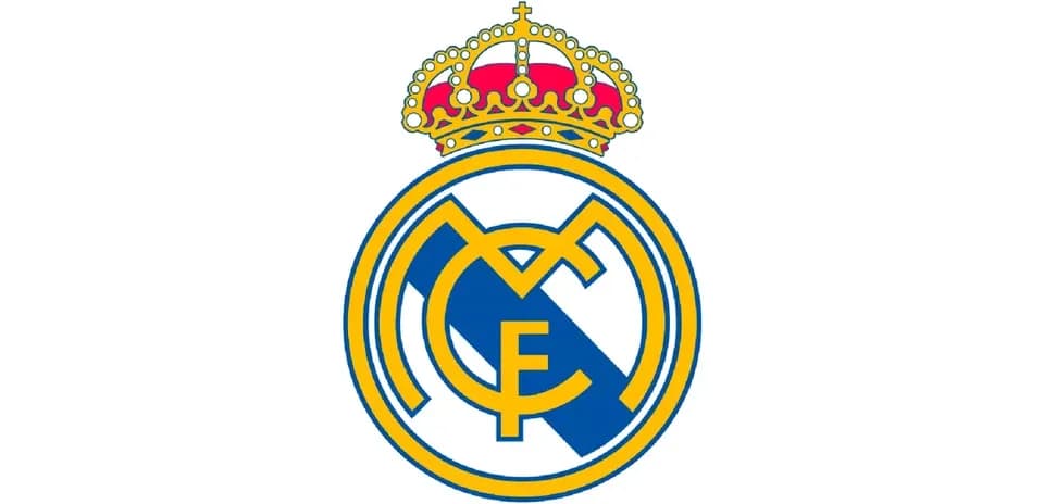 Real Madrid club logo with crown