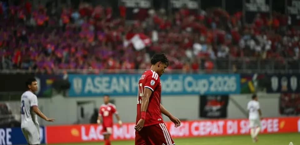 Player walking off the field during match