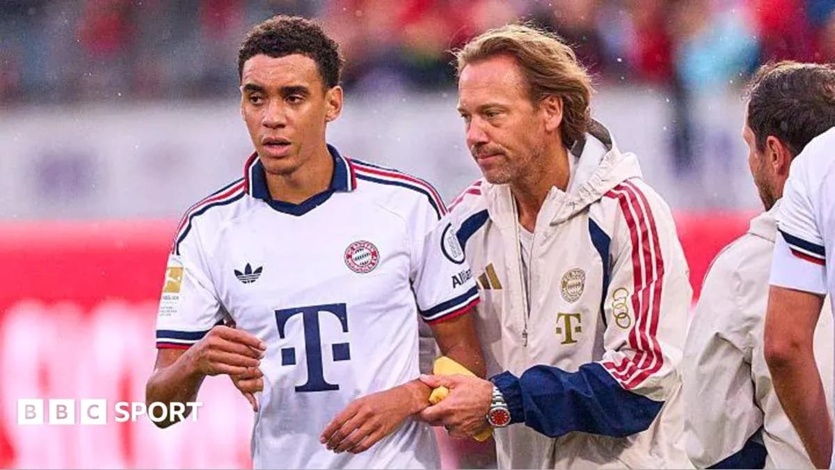 Player receiving assistance from coach during match