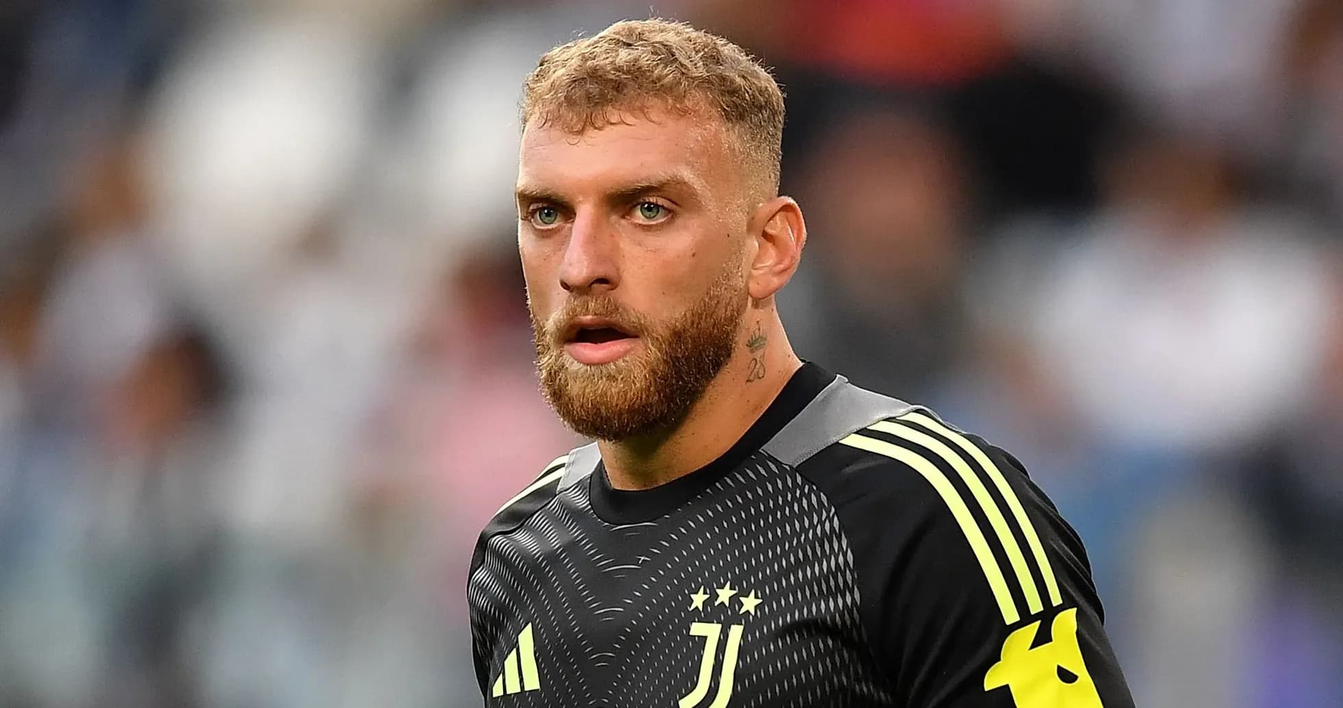 Goalkeeper in Juventus uniform during match
