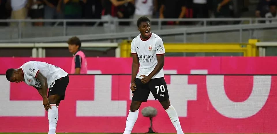 Player celebrating a goal during a match