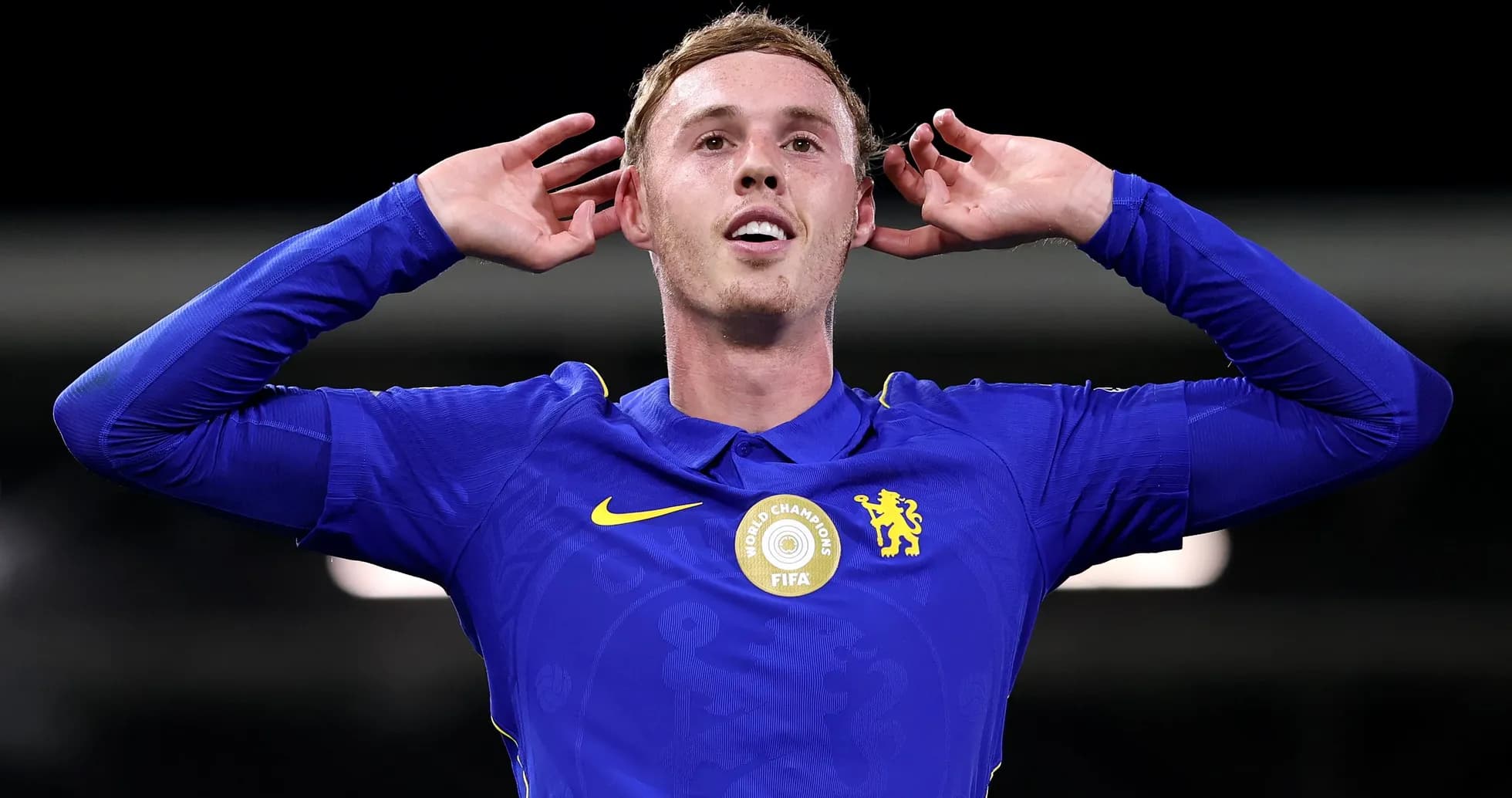 Player celebrating after scoring a goal