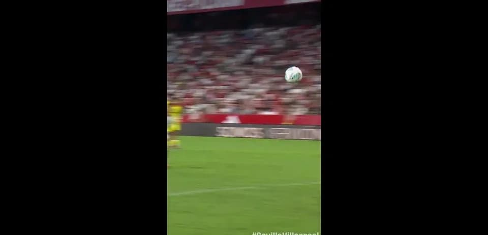 Final score of Sevilla vs Villarreal.