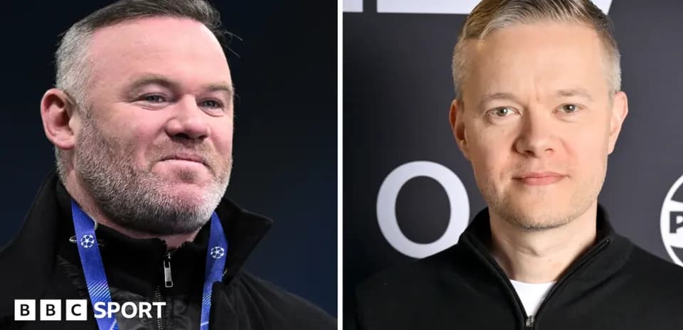 Wayne Rooney and another person in portraits