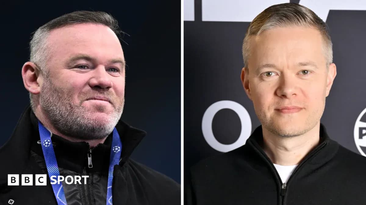 Wayne Rooney and another person in portraits