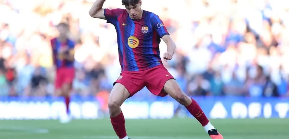 Player controlling the ball during a match