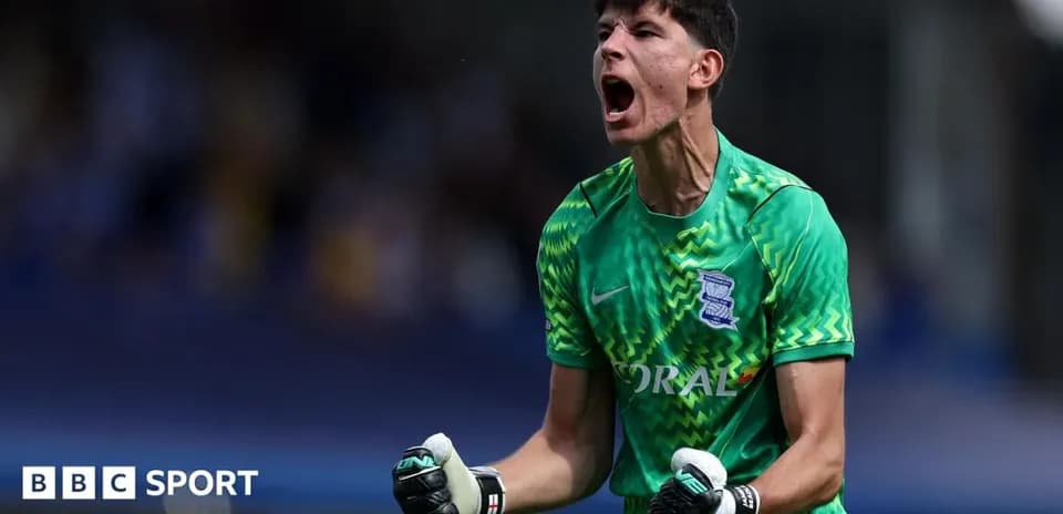 Goalkeeper celebrating a save during match