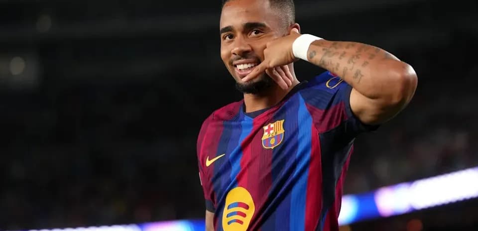 Player celebrating with a call gesture during match