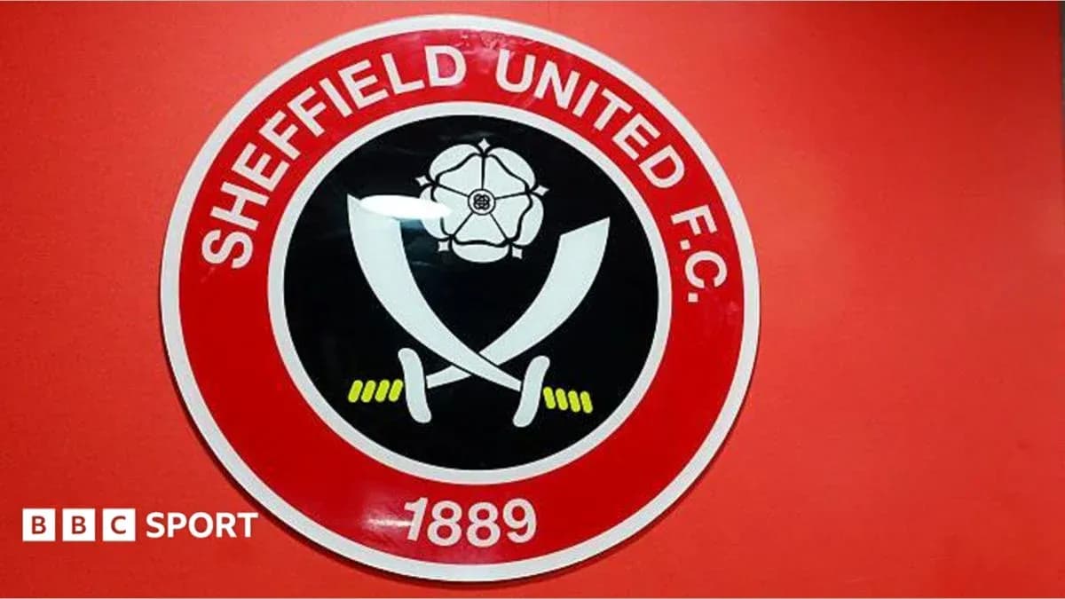 Sheffield United F.C. club logo on wall