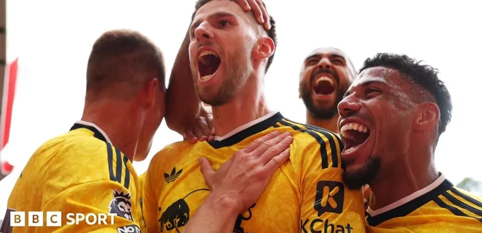 Players celebrating a goal in yellow jerseys