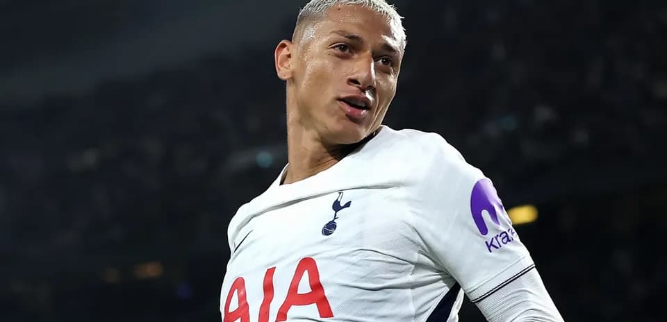 Player celebrating during a match for Tottenham