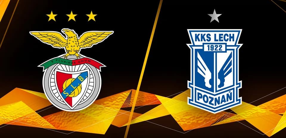 Benfica and Lech Poznan club logos
