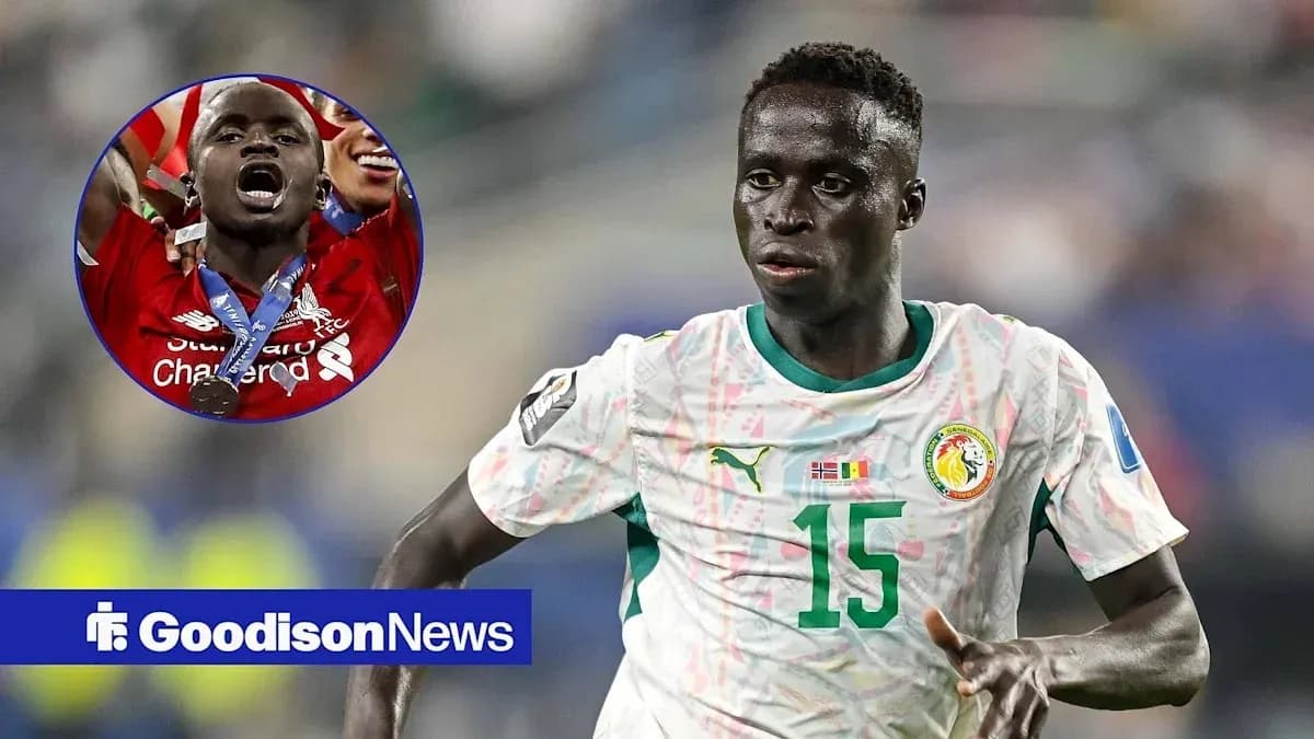 Player wearing Senegal jersey during a match