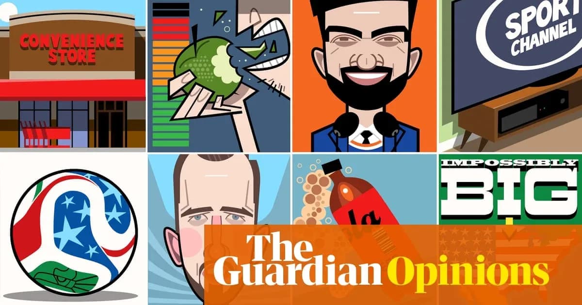 Collage of illustrations featuring sports and convenience themes