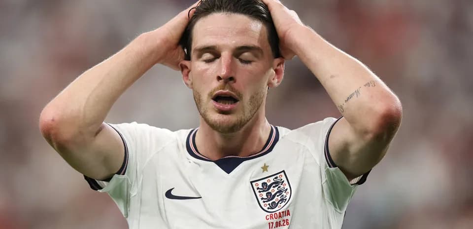 Player with hands on head during match