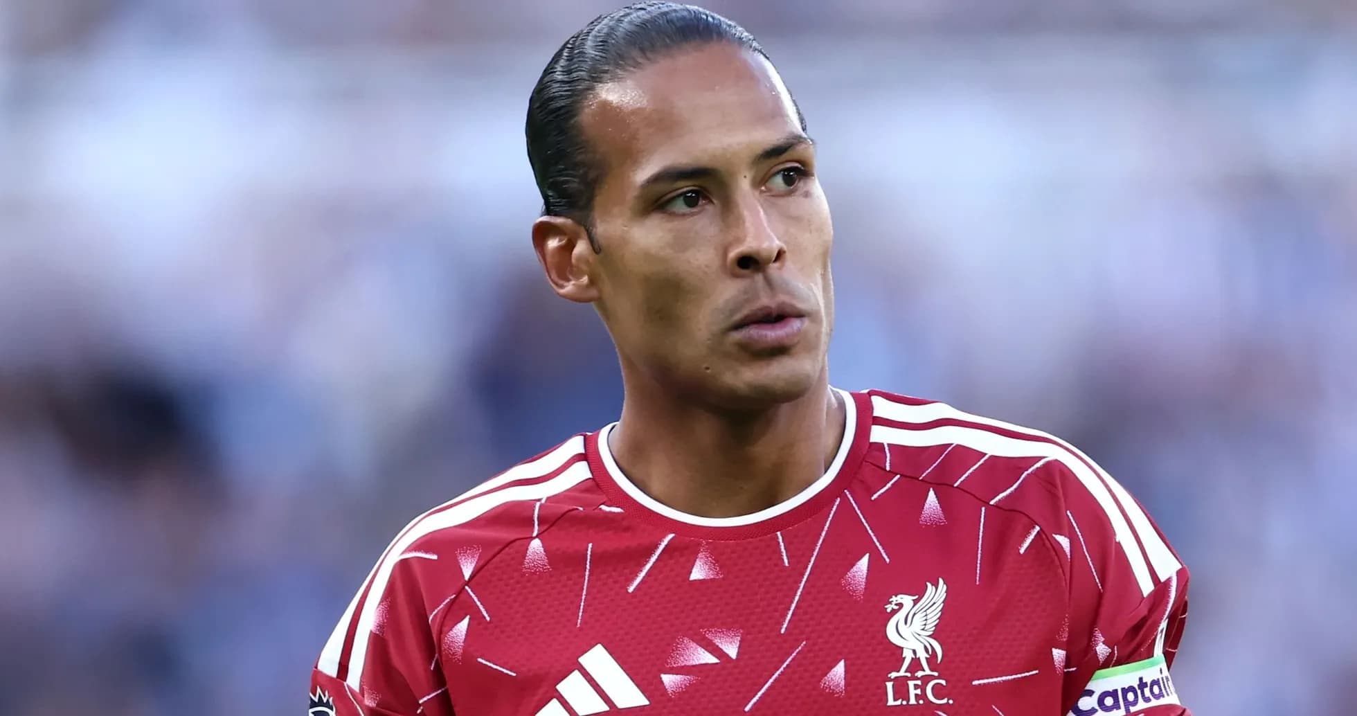 Liverpool player wearing red jersey during match