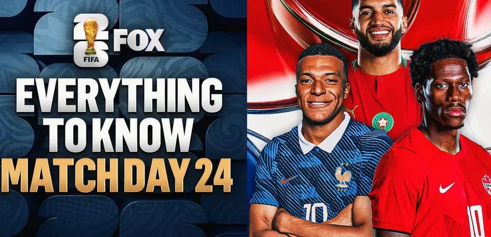 Players from France, Morocco, and Canada for Match Day 24