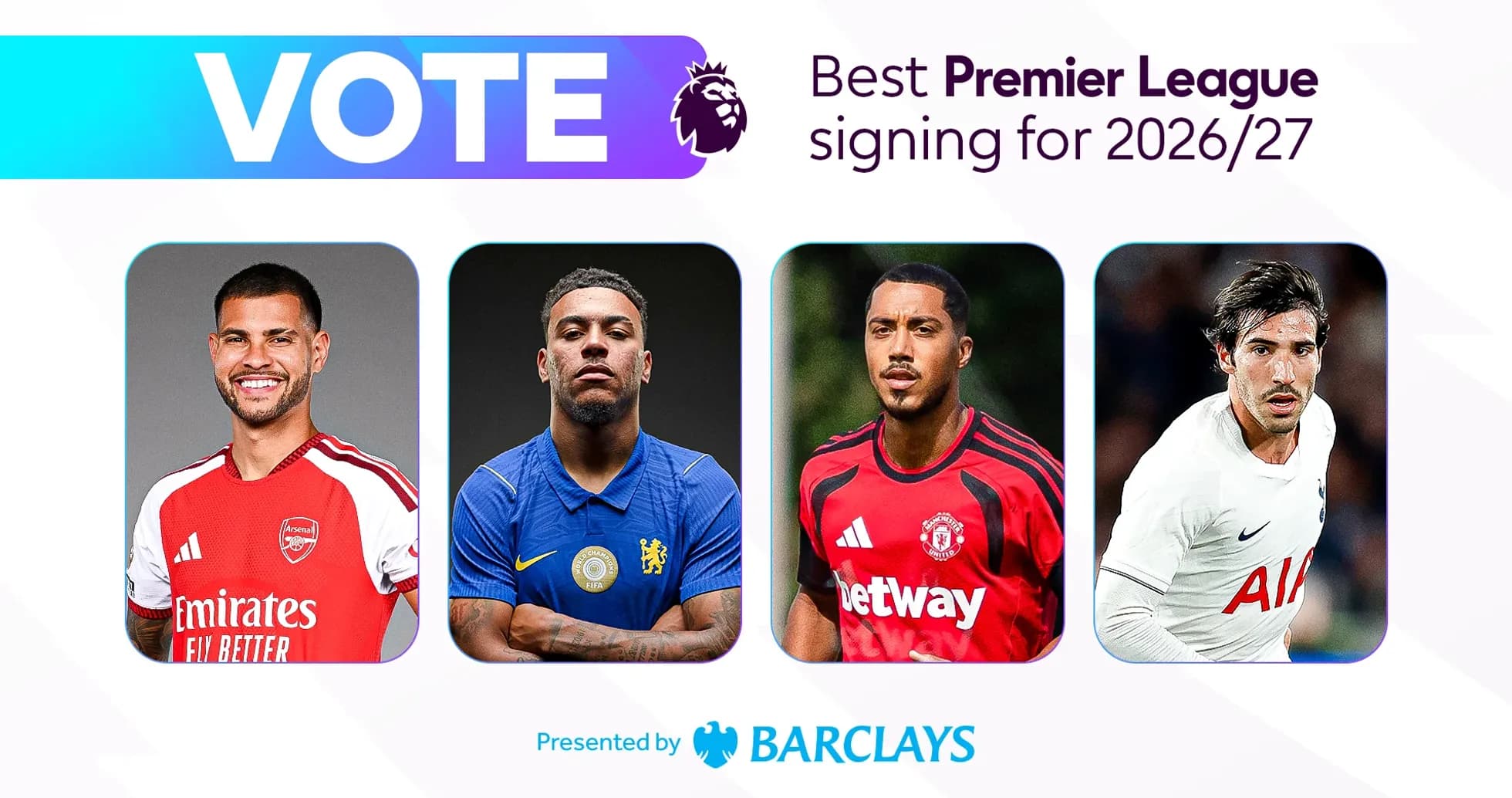 Four players nominated for Best Premier League signing