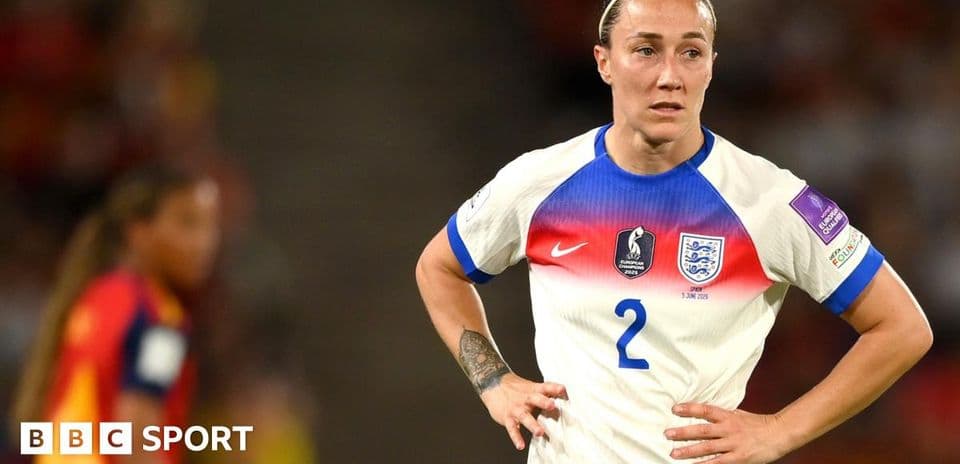 Player wearing England jersey during match