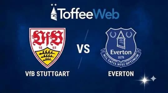 VfB Stuttgart vs Everton match logo graphic