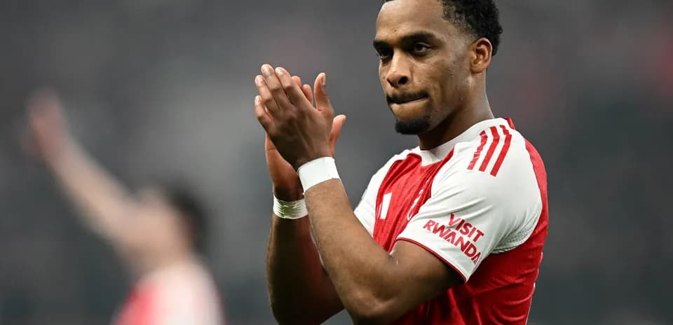 Player applauding fans after the match