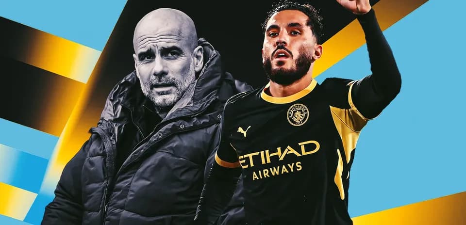 Manager and player celebrating during match graphics