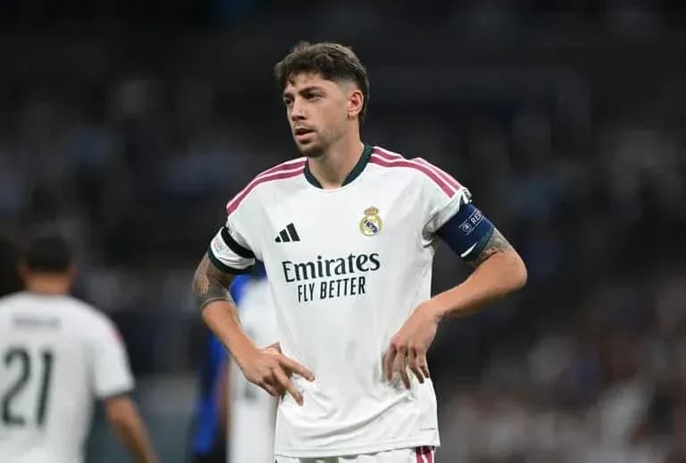 Real Madrid player on field during match