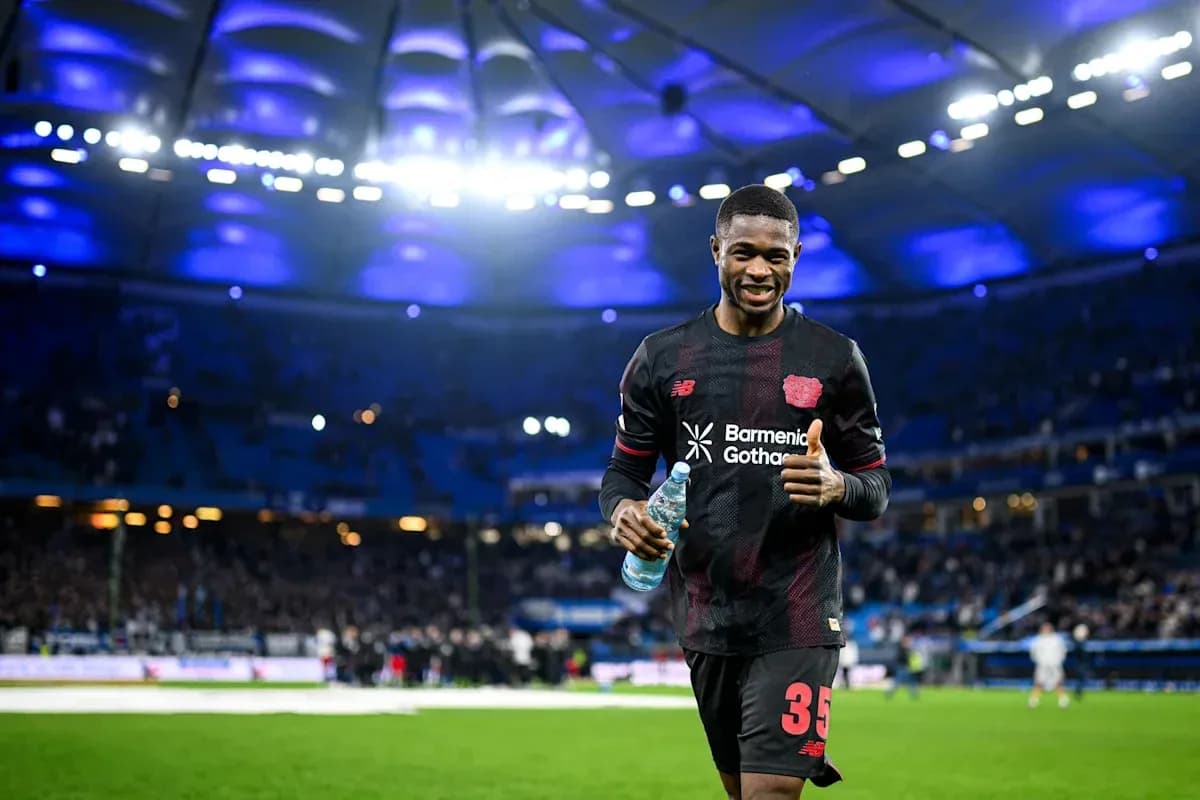 Player celebrating with water bottle after match