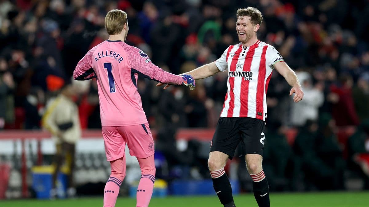 Two players celebrating after a match
