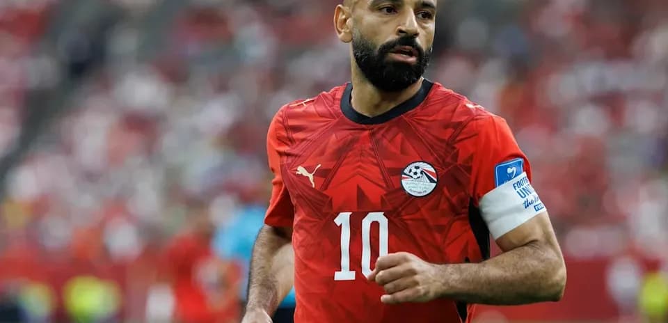 Egyptian player wearing jersey number 10 on field