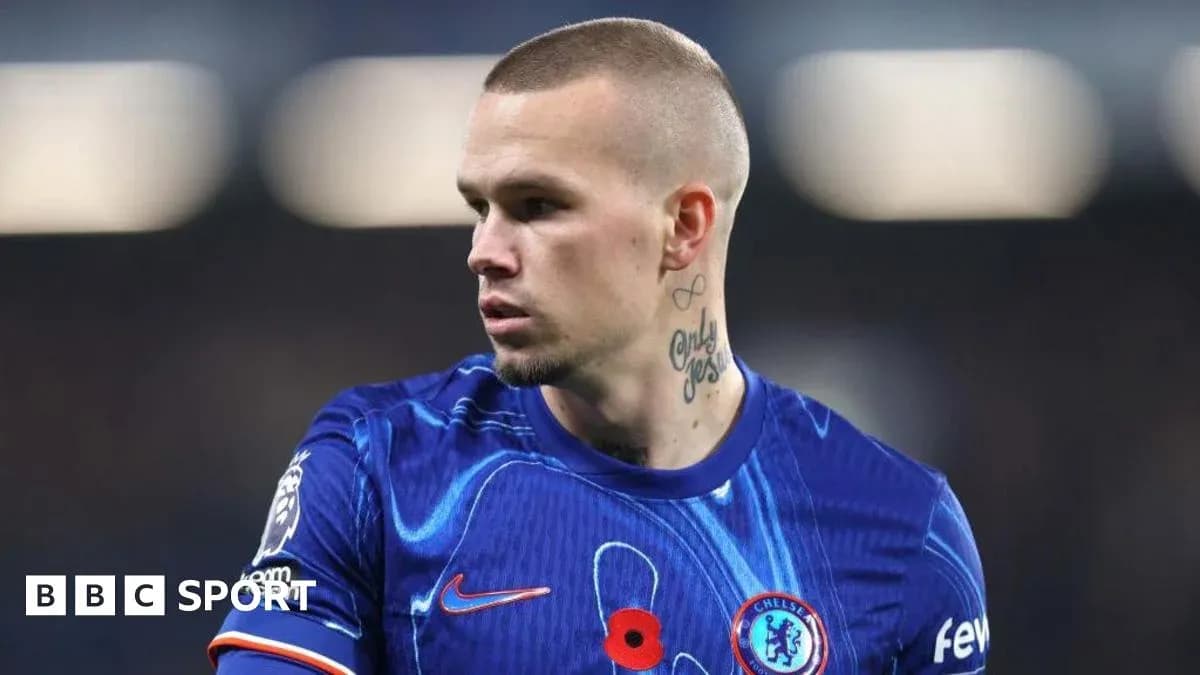 Player in Chelsea kit during a match