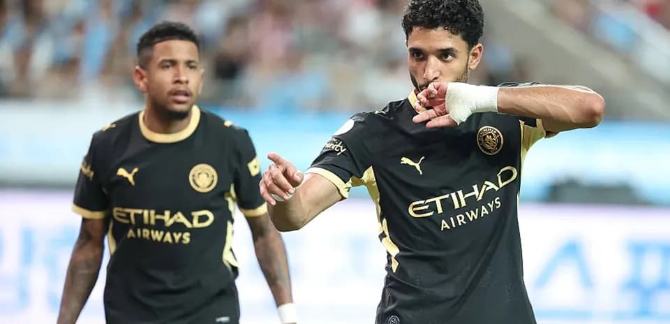 Player celebrating a goal during a match