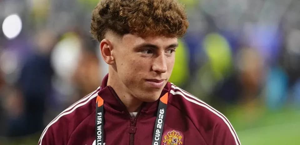 Player wearing Spain tracksuit at FIFA World Cup