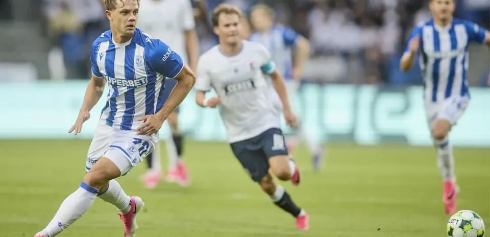Lech Poznan player in action during match