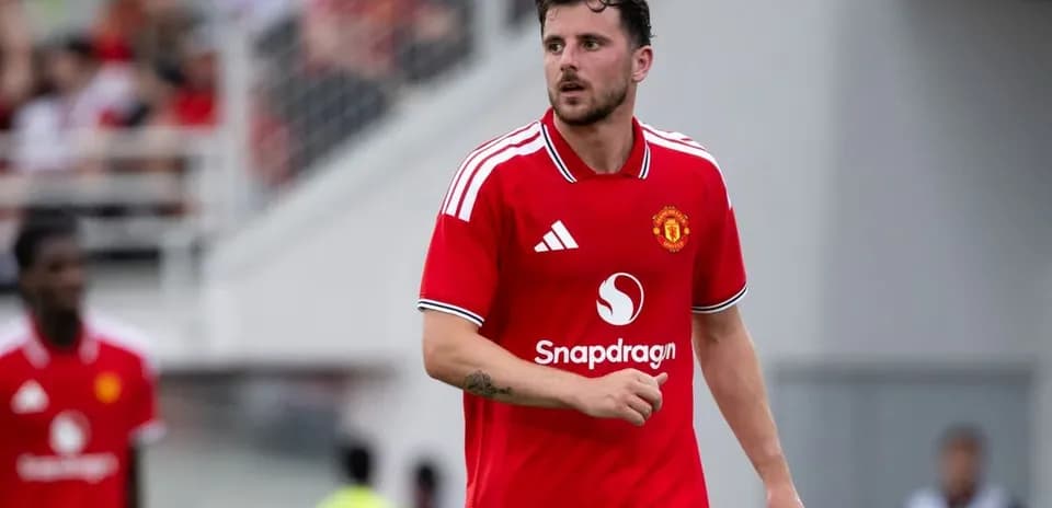 Player in red Manchester United kit during match