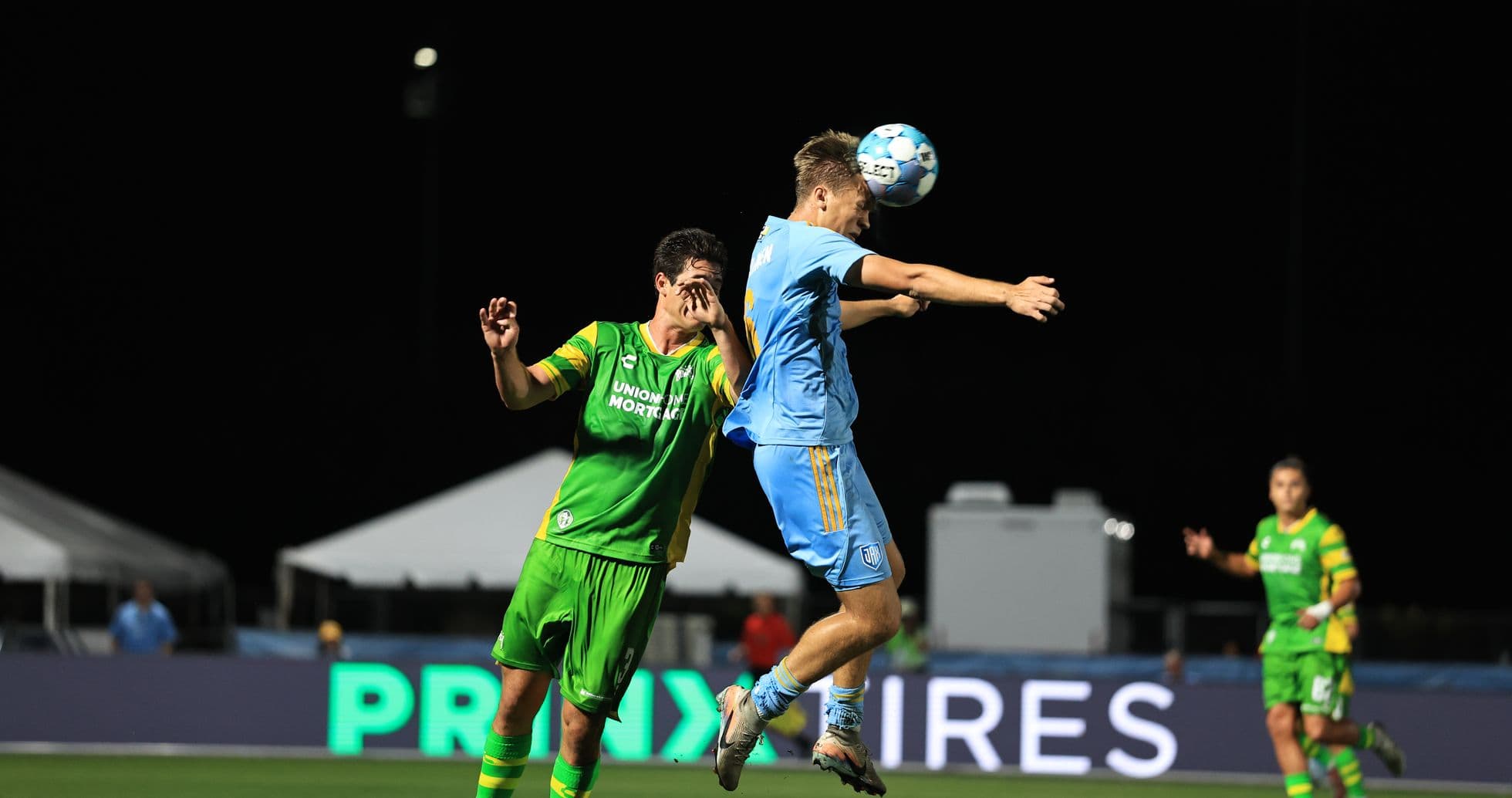 Player header during JAX vs Tampa Bay match