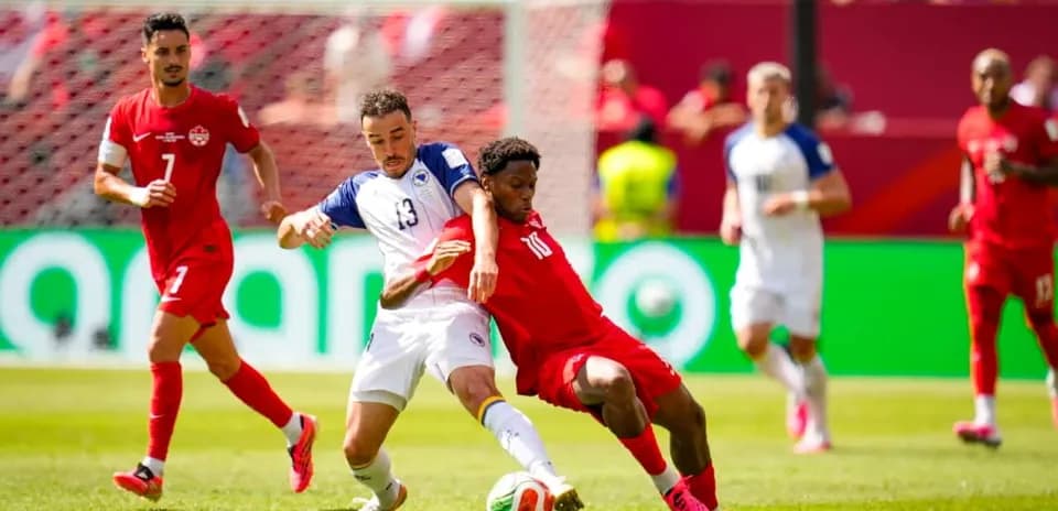 Canada vs Bosnia and Herzegovina match action
