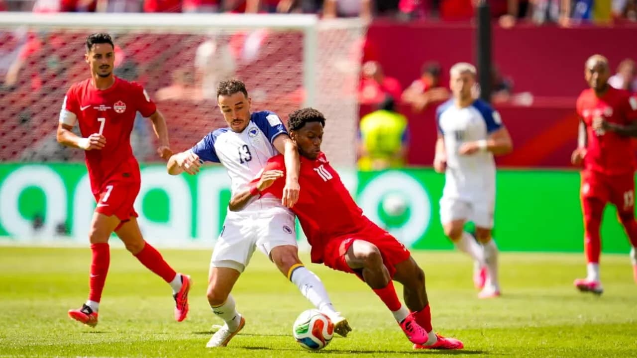 Canada vs Bosnia and Herzegovina match action